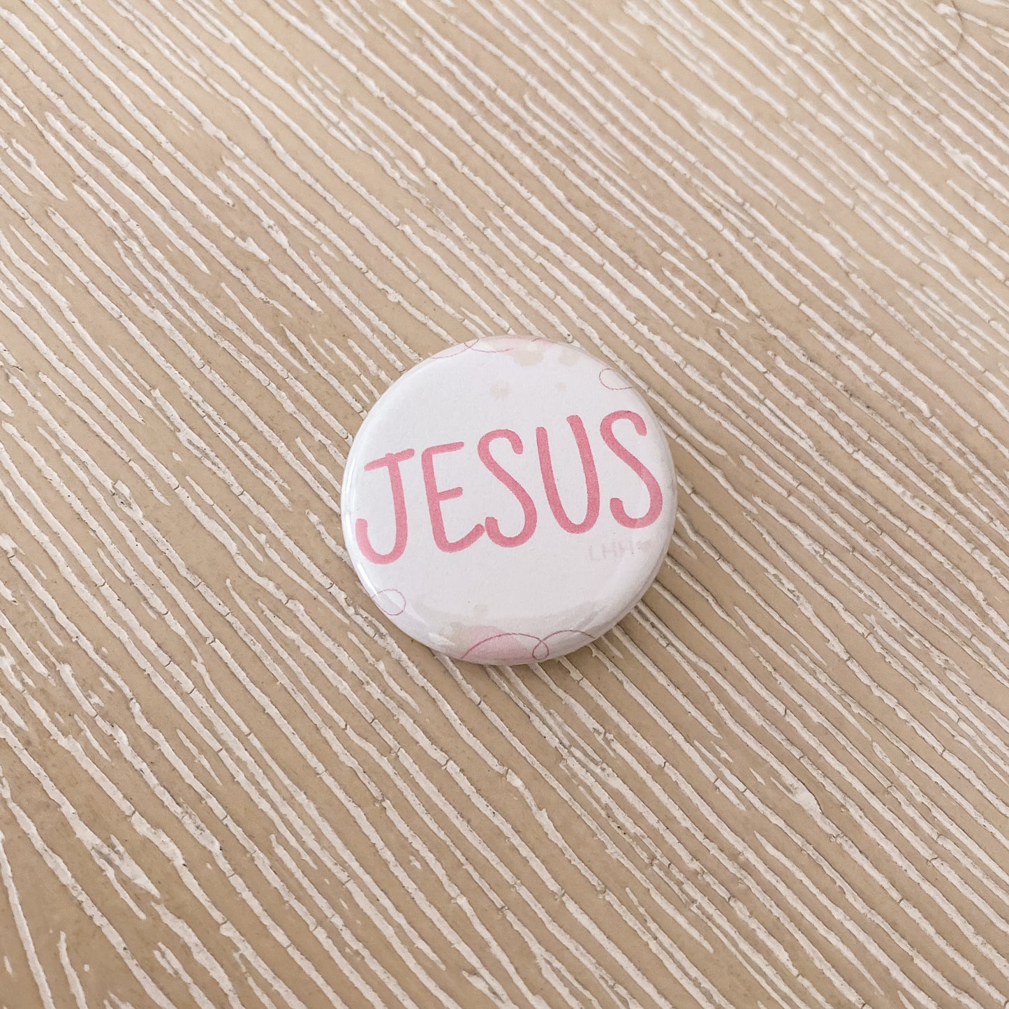 Jesus Pin-Back Button