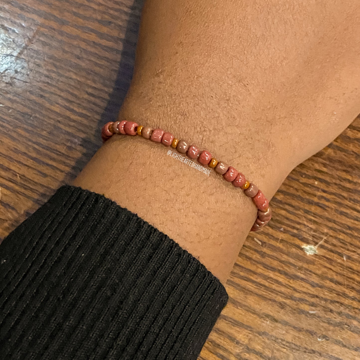 Espresso Swirl Bracelet | Coffee Beads Collection