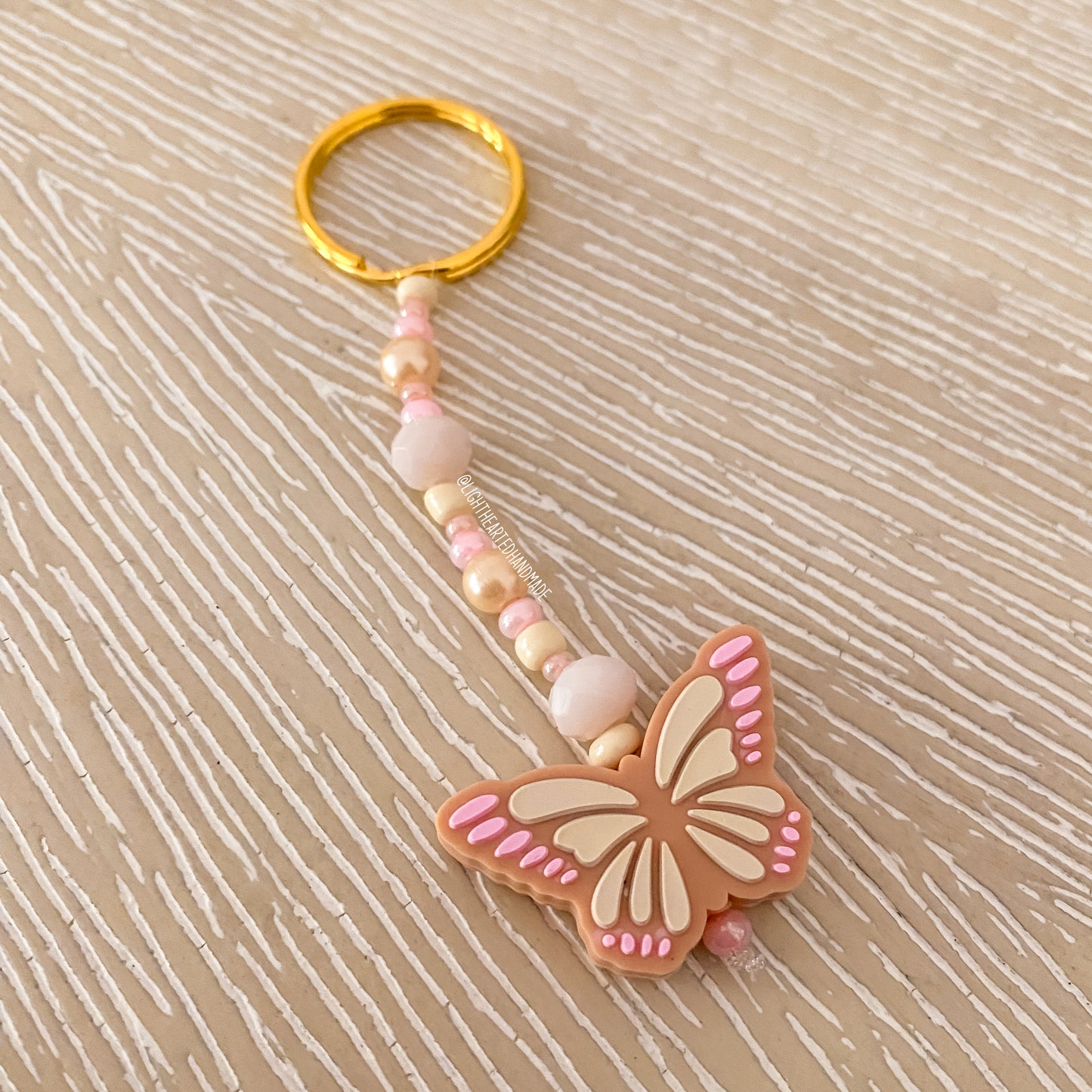Boho Butterfly Keychain