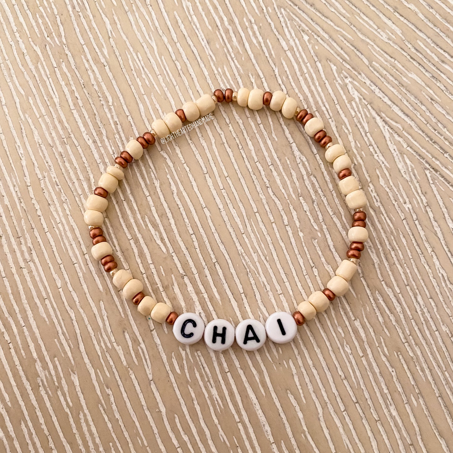 "Chai" Bracelet | Coffee Beads Collection