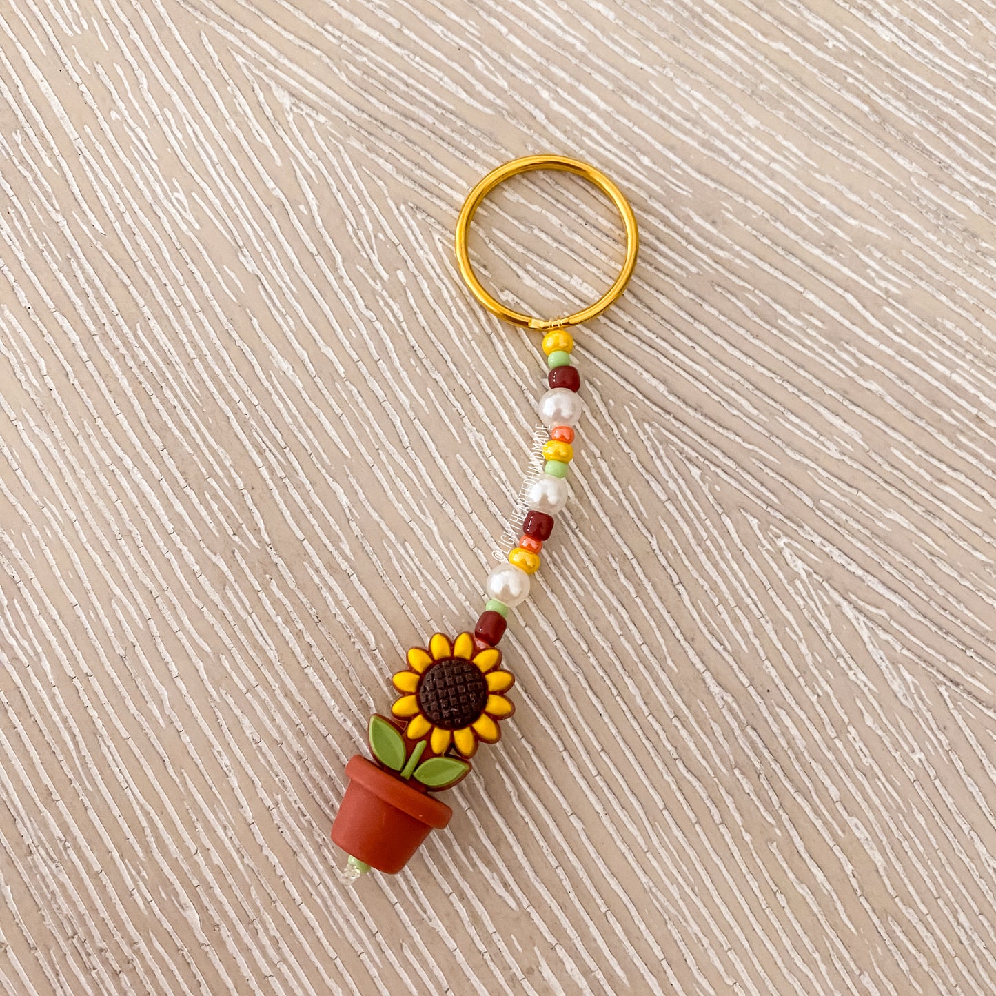 Sweet Sunflower Keychain