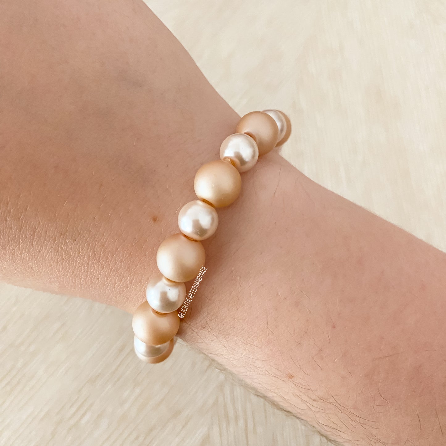 Peachy Pearls Bracelet | Georgia Girl Collection