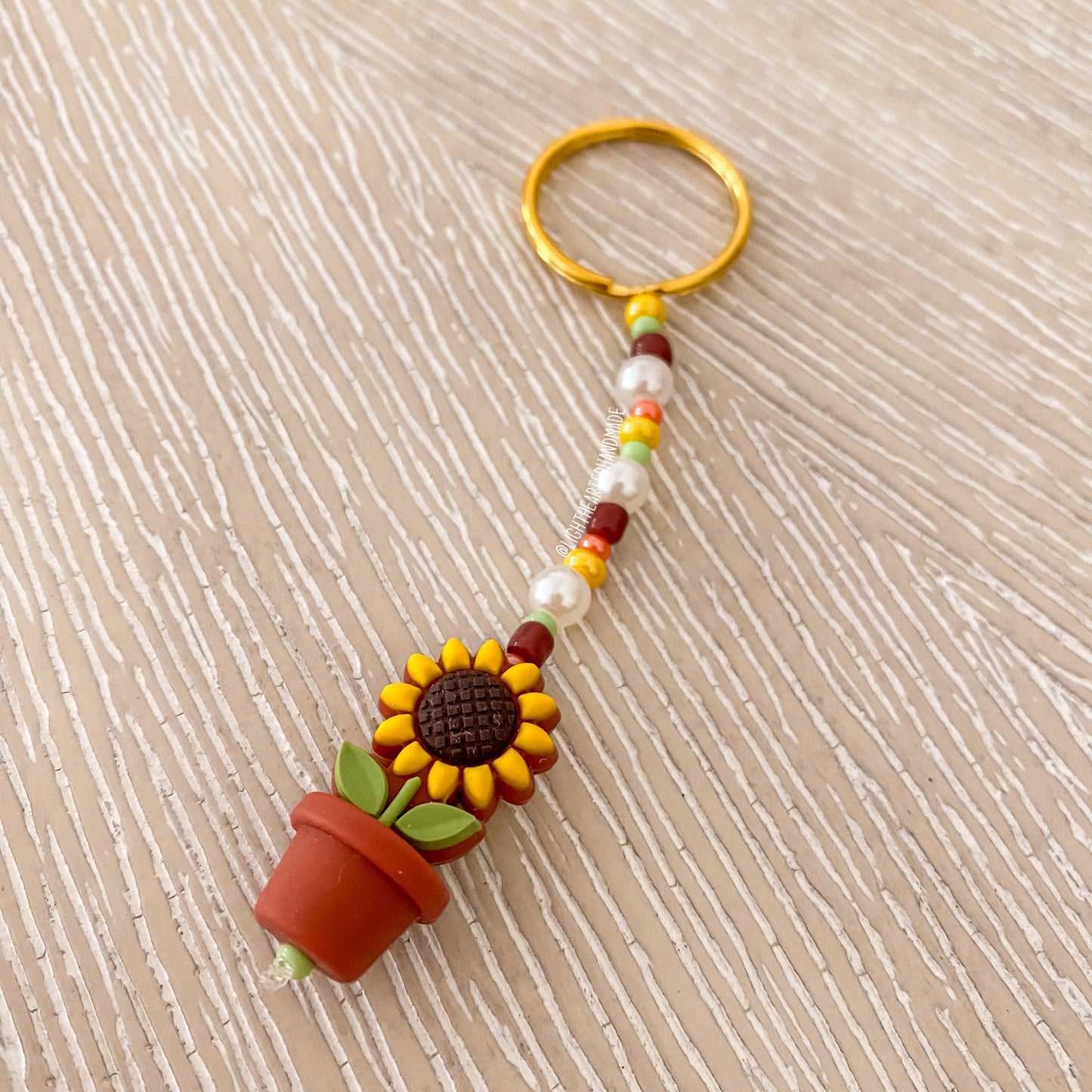 Sweet Sunflower Keychain