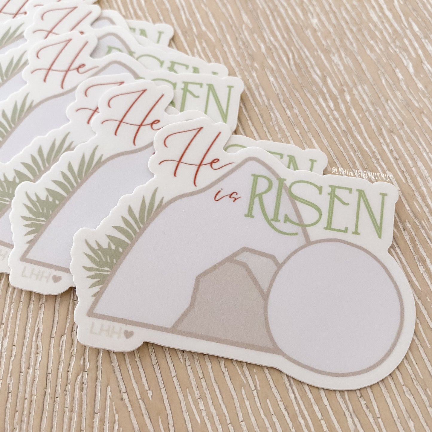 He is Risen Vinyl Sticker