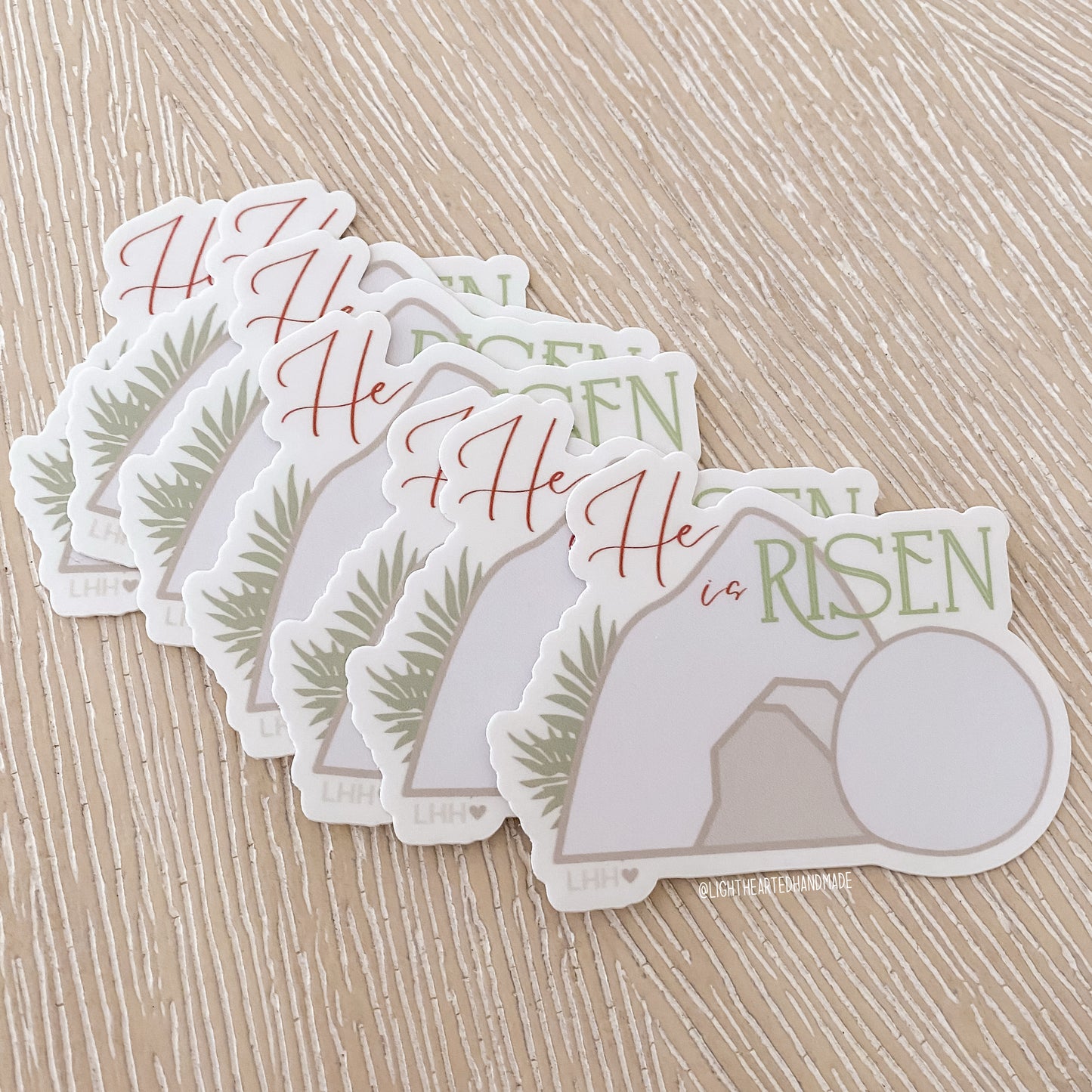 He is Risen Vinyl Sticker
