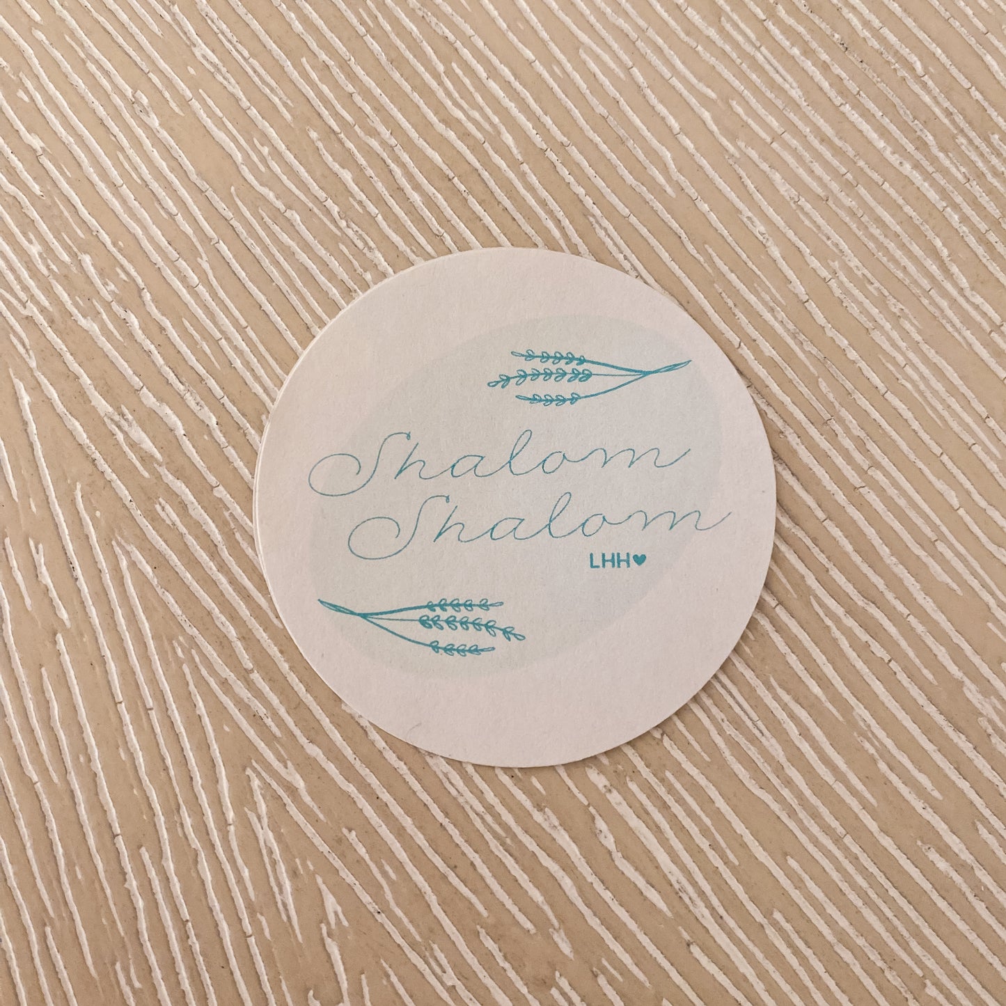 Shalom Shalom Sticker
