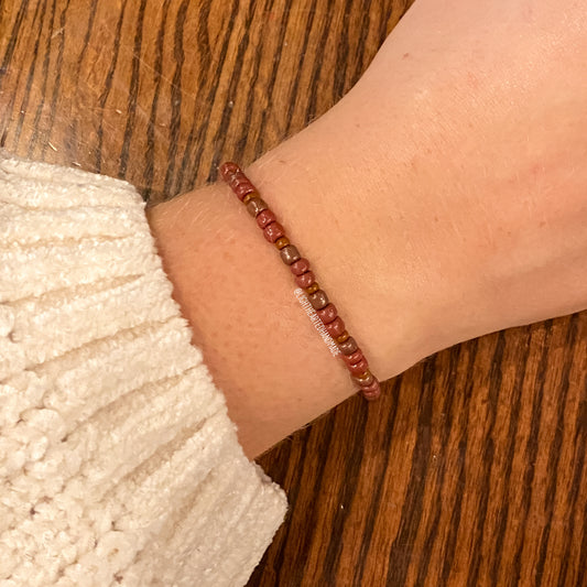 Espresso Swirl Bracelet | Coffee Beads Collection