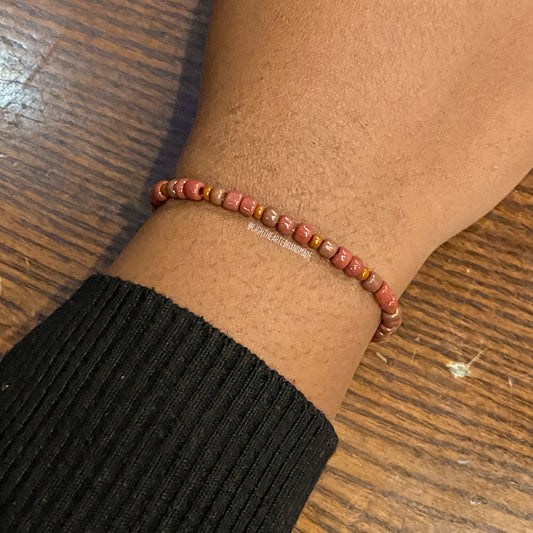 Espresso Swirl Bracelet | Coffee Beads Collection