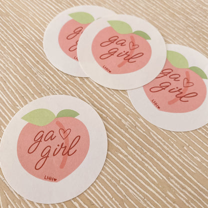 Peach State Stickers | Georgia Girl Collection