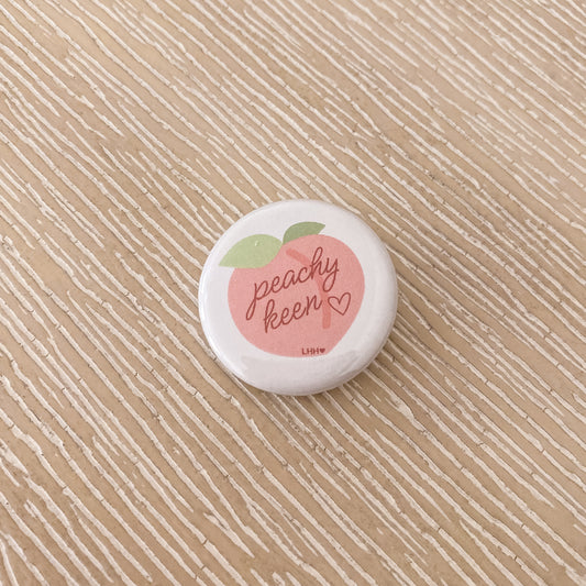 Peach State Pin-Back Buttons | Georgia Girl Collection