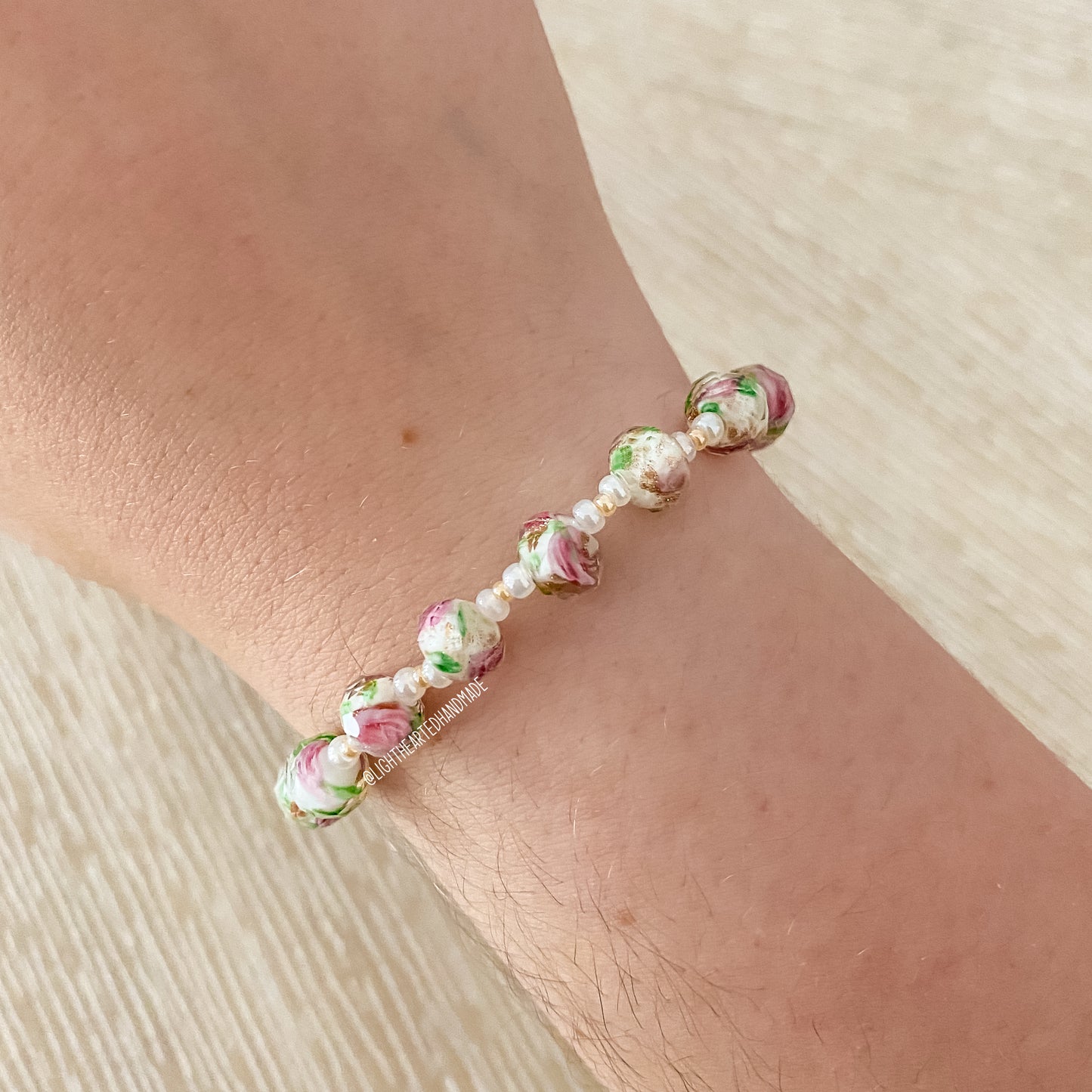 Peony Princess Bracelet (Dainty)