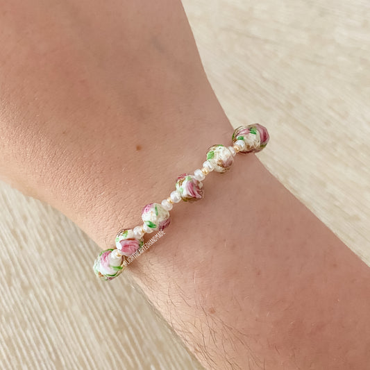 Peony Princess Bracelet (Dainty)