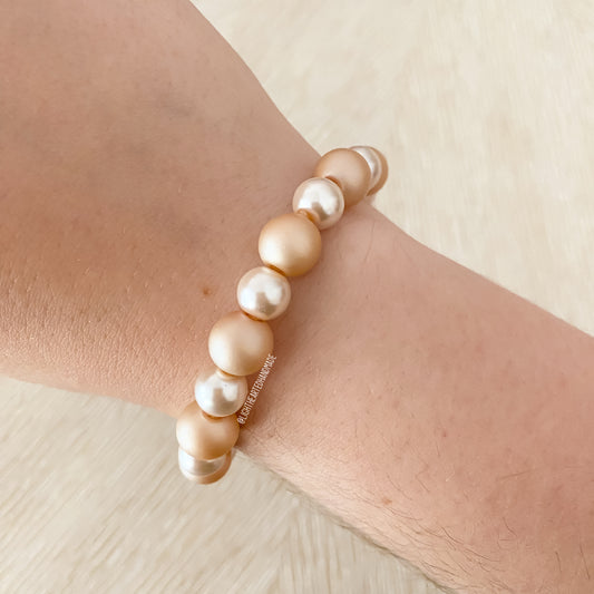 Peachy Pearls Bracelet | Georgia Girl Collection