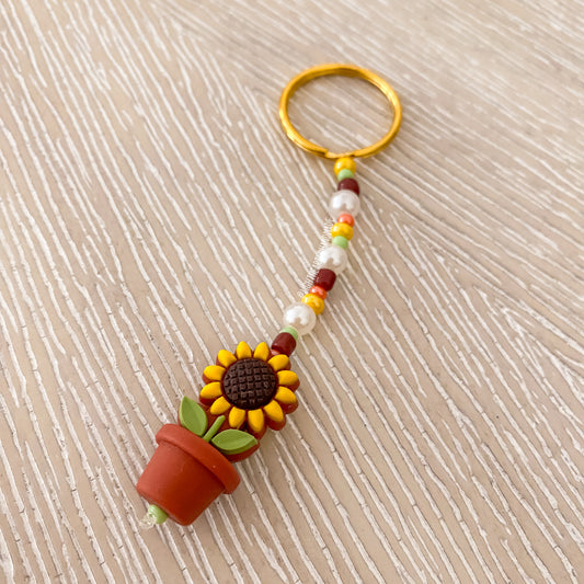 Sweet Sunflower Keychain