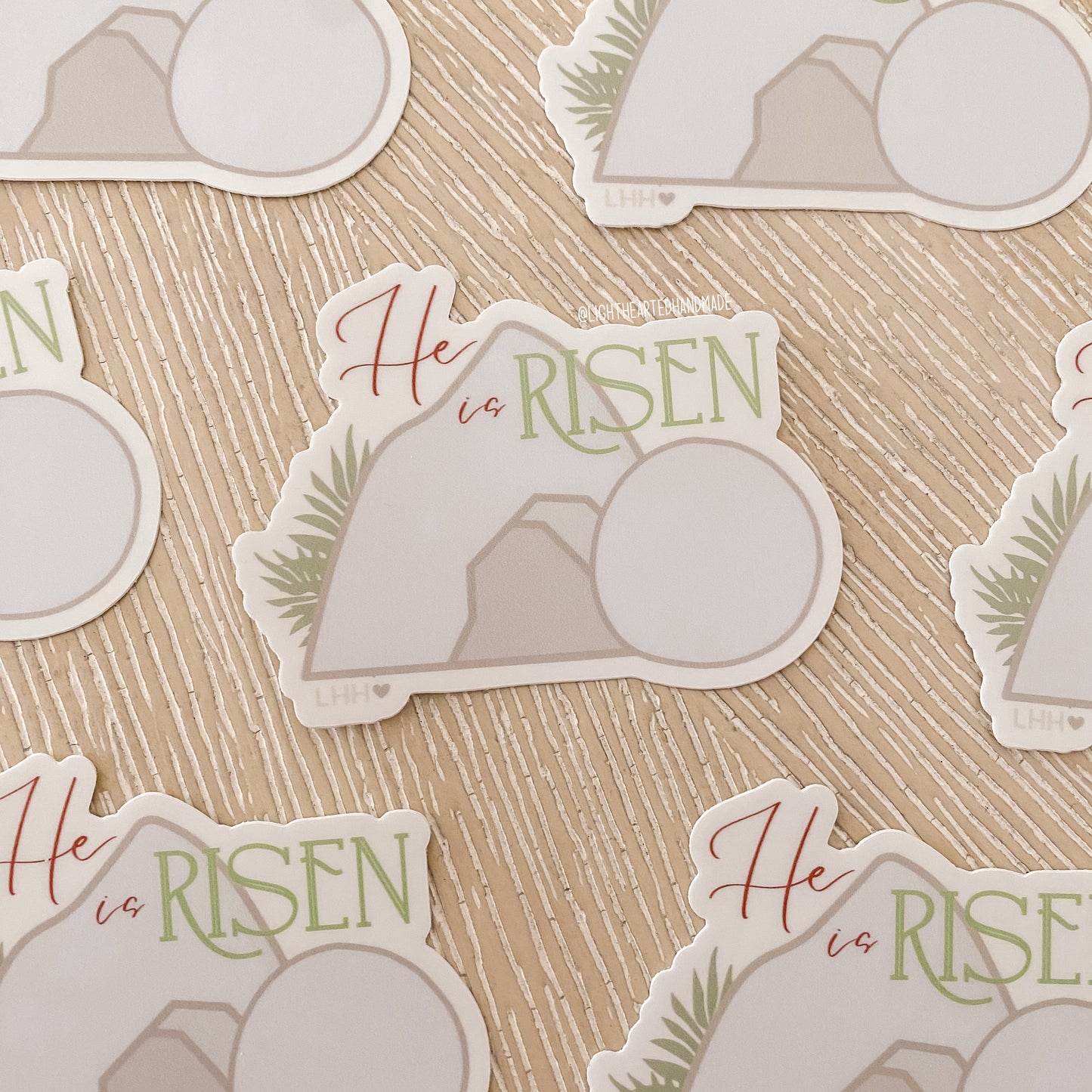 He is Risen Vinyl Sticker