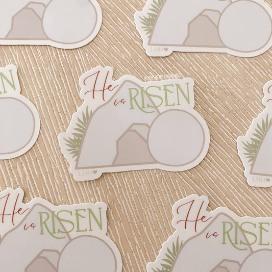 He is Risen Vinyl Sticker